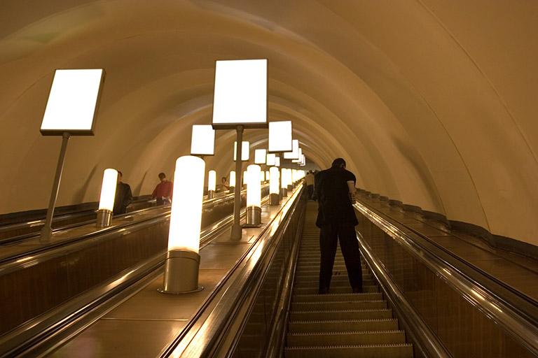 Лайтбокс на балюстрадах